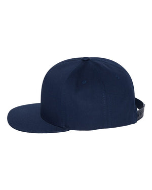 Yupoong Adult Cotton Twill Snapback Cap - Navy
